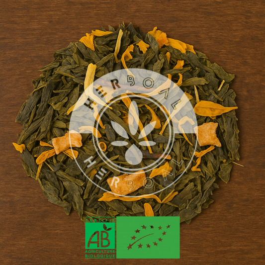 THÉ VERT PECHE ENCHANTERESSE BIO