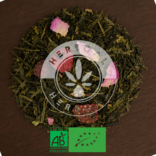 THÉ VERT FRUITS ROUGES BIO