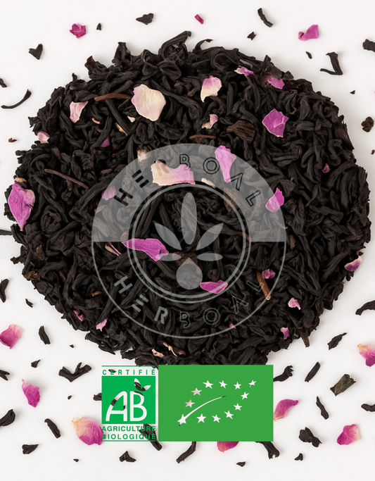 THÉ NOIR ROSE ENCHANTÉE BIO
