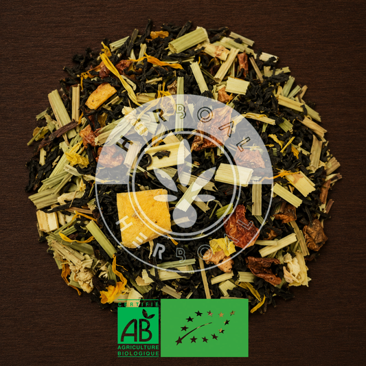 THÉ NOIR CITRON VERT TROPICAL BIO
