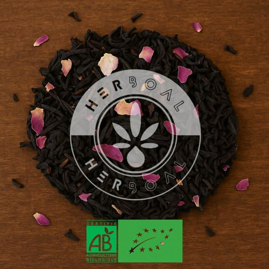 THÉ NOIR ROSE ENCHANTÉE BIO
